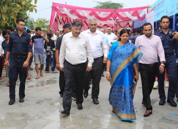 Smt Kavita Jain, Women & Child Development Minister, Government of Haryana visited the School adopted by us in Sonipat.